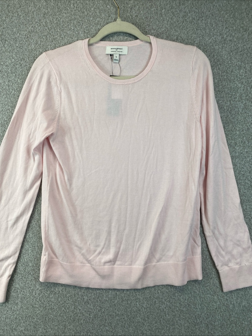 Banana Republic Forever Womens S Sweater Petal Pink Preppy Barbiecore
